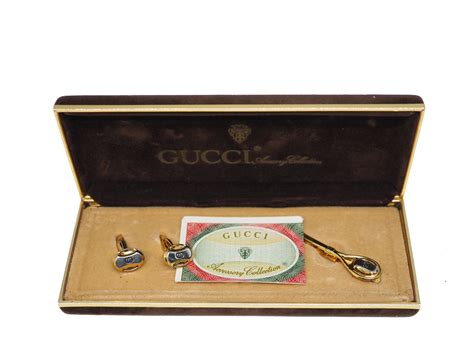 gucci tie and cufflink set.